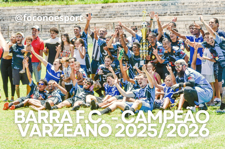 O Barra Futebol Clube é campeão!